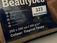 Zelesta beautybed 200 x 200 200 gr tropical taupe - afbeelding 3 van  3