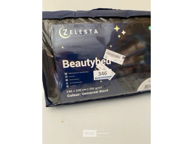 Zelesta beautybed 240 x 200 200 gr universal black - afbeelding 1 van  3