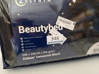 Zelesta beautybed 240 x 200 200 gr universal black - afbeelding 2 van  3