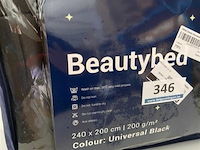 Zelesta beautybed 240 x 200 200 gr universal black - afbeelding 3 van  3