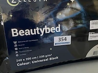 Zelesta beautybed 240 x 200 200 gr univesral black - afbeelding 1 van  3