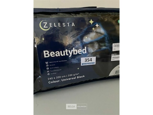 Zelesta beautybed 240 x 200 200 gr univesral black - afbeelding 1 van  3