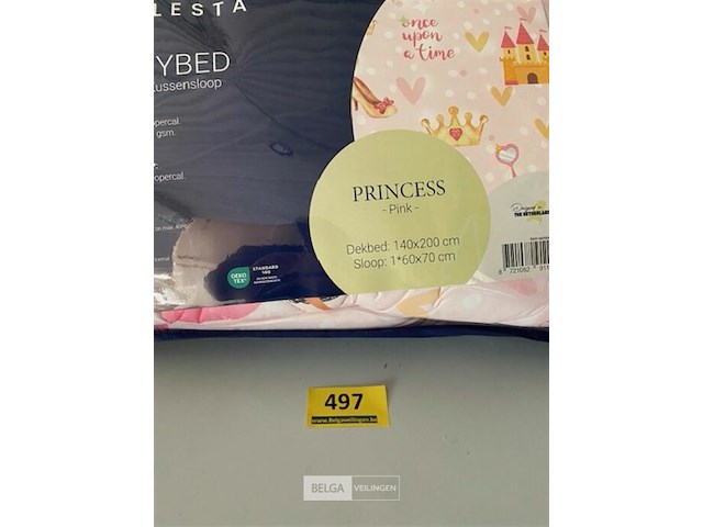 Zelesta dekbed princess pink 140x200 inclusief kussensloop - afbeelding 3 van  3