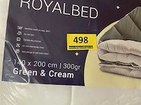 Zelesta dekbed twee kleuren green en cream 140x200 - afbeelding 3 van  3