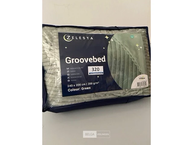 Zelesta groovebed green 240 x 200 200 gr - afbeelding 1 van  3