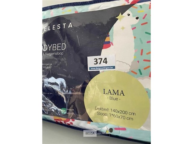 Zelesta kinderdekbed lama 140 x 200 inclusief 1 kussensloop - afbeelding 3 van  3