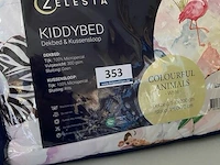 Zelesta kinderdekbed met dierenafbeeldingen 140 x 200 inclusief 1 kussensloop - afbeelding 2 van  3