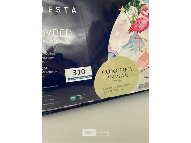 Zelesta kinderdekbed met dierenafbeeldingen 140 x 200 inclusief 1 kussensloop - afbeelding 3 van  3