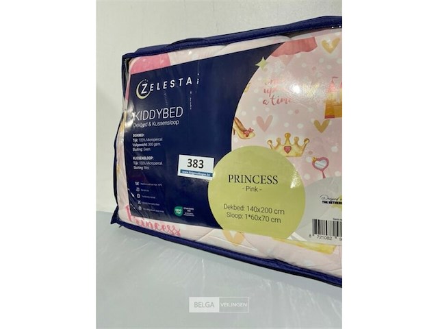 Zelesta kinderdekbed princess 140 x 200 inclusief 1 kussensloop - afbeelding 2 van  3