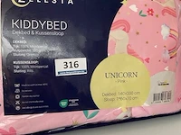 Zelesta kinderdekbed unicorn 140 x 200 inclusief 1 kussensloop - afbeelding 1 van  3