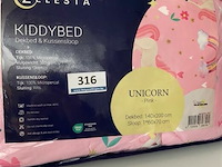 Zelesta kinderdekbed unicorn 140 x 200 inclusief 1 kussensloop - afbeelding 2 van  3