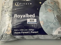 Zelesta royalbed aqua forest 200 x 200 300 gr - afbeelding 1 van  3