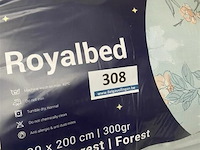 Zelesta royalbed aqua forest 200 x 200 300 gr - afbeelding 3 van  3