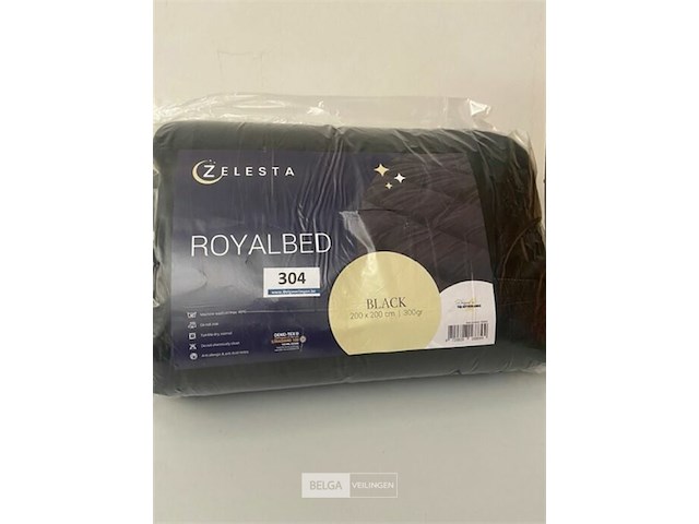 Zelesta royalbed black 200 x 200 300 gr - afbeelding 2 van  3
