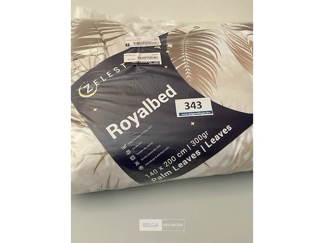 Zelesta royalbed een kleur 140 x 200 300 gr - afbeelding 1 van  3