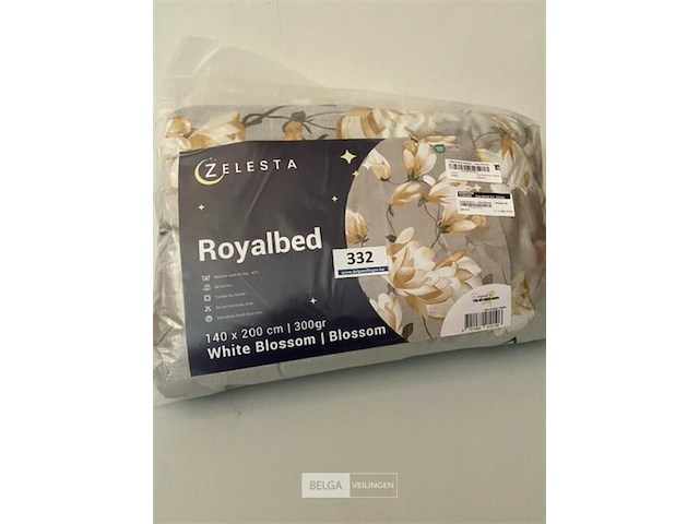 Zelesta royalbed een kleur 140 x 200 300 gr - afbeelding 1 van  3