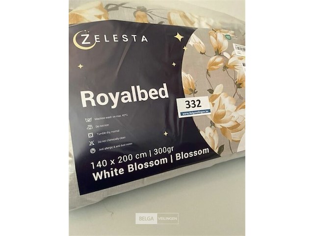Zelesta royalbed een kleur 140 x 200 300 gr - afbeelding 3 van  3