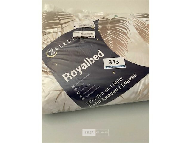 Zelesta royalbed een kleur 140 x 200 300 gr - afbeelding 2 van  3