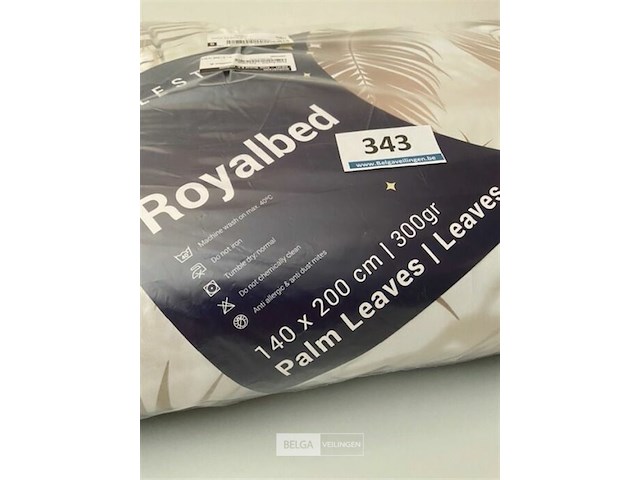 Zelesta royalbed een kleur 140 x 200 300 gr - afbeelding 3 van  3