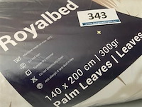 Zelesta royalbed een kleur 140 x 200 300 gr - afbeelding 3 van  3