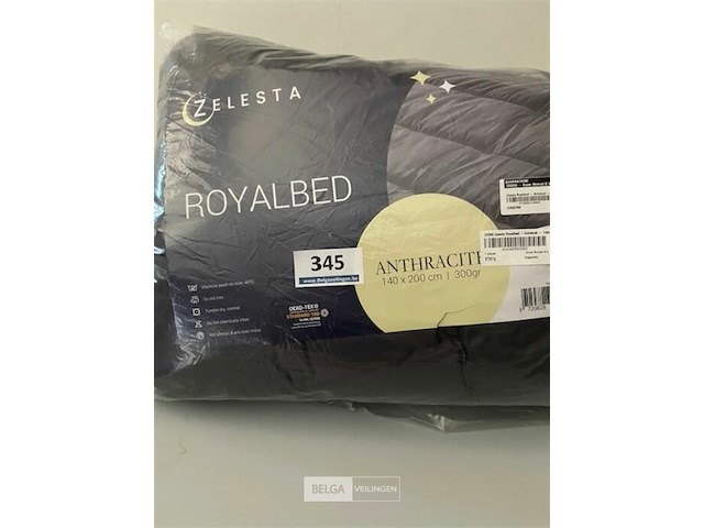 Zelesta royalbed een kleur 140 x 200 300 gr - afbeelding 1 van  3