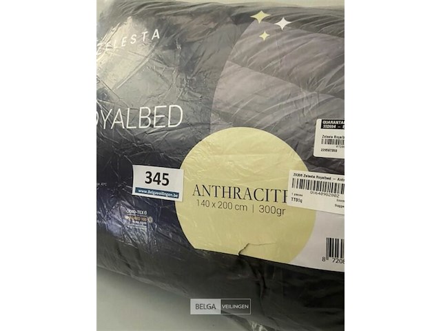 Zelesta royalbed een kleur 140 x 200 300 gr - afbeelding 3 van  3