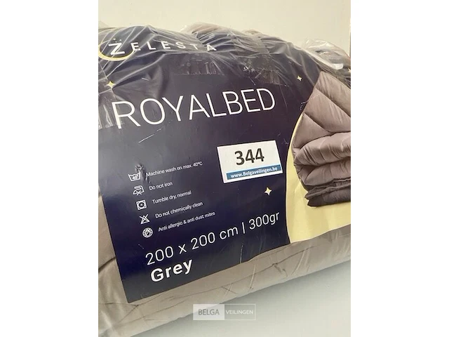 Zelesta royalbed een kleur 200 x 200 300 gr - afbeelding 3 van  3
