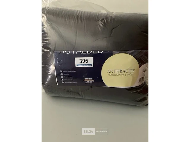 Zelesta royalbed een kleur anthracite 200 x 200 300 gr - afbeelding 2 van  3