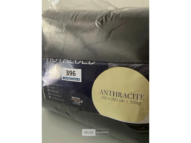 Zelesta royalbed een kleur anthracite 200 x 200 300 gr - afbeelding 3 van  3