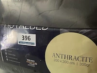 Zelesta royalbed een kleur anthracite 200 x 200 300 gr - afbeelding 3 van  3