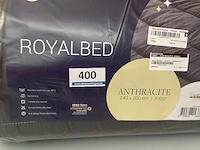 Zelesta royalbed een kleur antthracite 240 x 200 300 gr - afbeelding 1 van  3