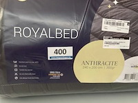 Zelesta royalbed een kleur antthracite 240 x 200 300 gr - afbeelding 2 van  3