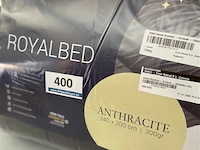 Zelesta royalbed een kleur antthracite 240 x 200 300 gr - afbeelding 3 van  3