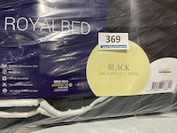 Zelesta royalbed een kleur black 200 x 200 300 gr - afbeelding 1 van  3