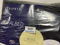 Zelesta royalbed een kleur black 200 x 200 300 gr - afbeelding 3 van  3