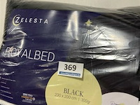 Zelesta royalbed een kleur black 200 x 200 300 gr - afbeelding 3 van  3