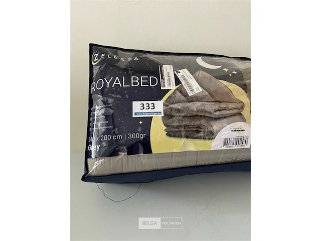 Zelesta royalbed een kleur grey 240 x 200 300 gr - afbeelding 2 van  3