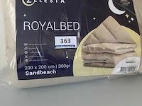 Zelesta royalbed een kleur sandbeach 200 x 200 300 gr - afbeelding 1 van  3