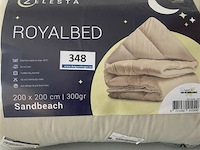 Zelesta royalbed een kleur sandbeach 200 x 200 300 gr - afbeelding 2 van  3