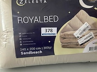 Zelesta royalbed een kleur sandbeach 240 x 200 300 gr - afbeelding 2 van  3