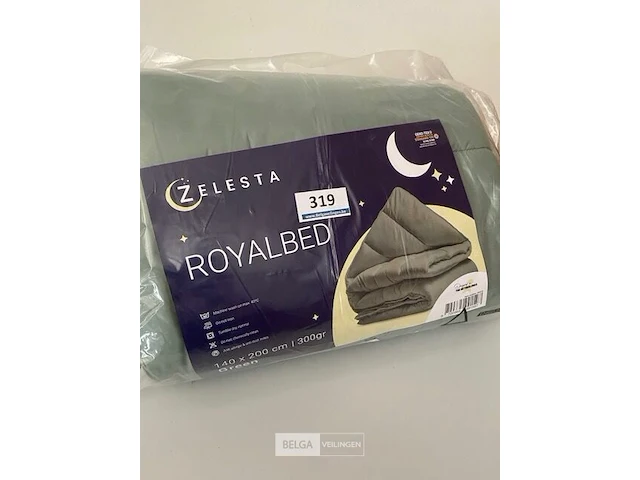Zelesta royalbed green 140 x 200 300 gr - afbeelding 2 van  3