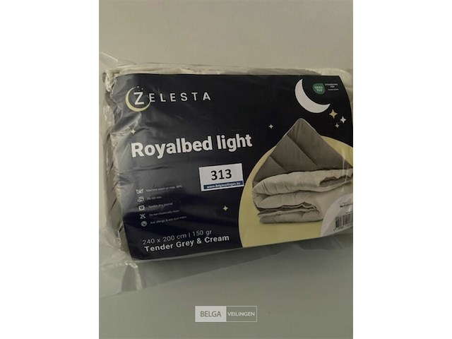 Zelesta royalbed light 150 gr twee kleuren 240 x 200 - afbeelding 1 van  3