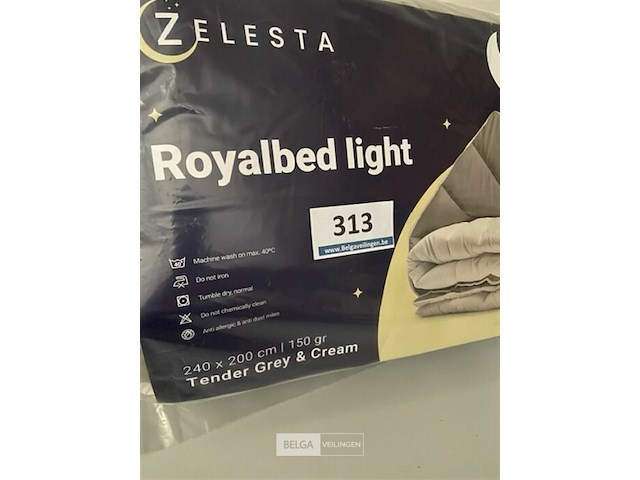 Zelesta royalbed light 150 gr twee kleuren 240 x 200 - afbeelding 3 van  3