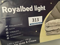 Zelesta royalbed light 150 gr twee kleuren 240 x 200 - afbeelding 3 van  3