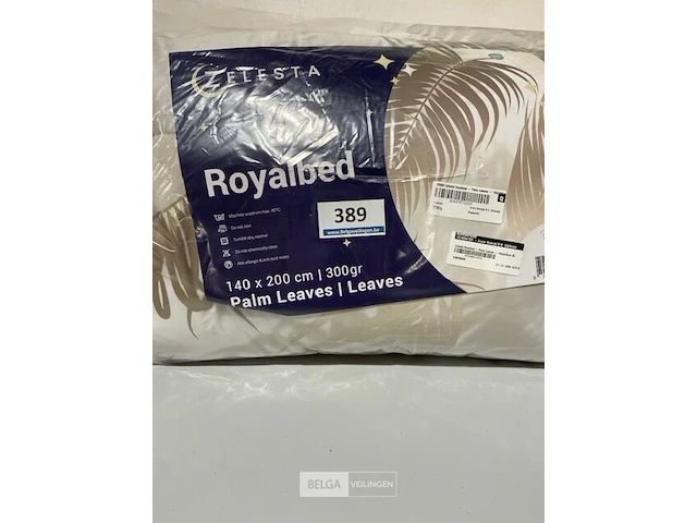 Zelesta royalbed palm leaves 140 x 200 - afbeelding 1 van  3