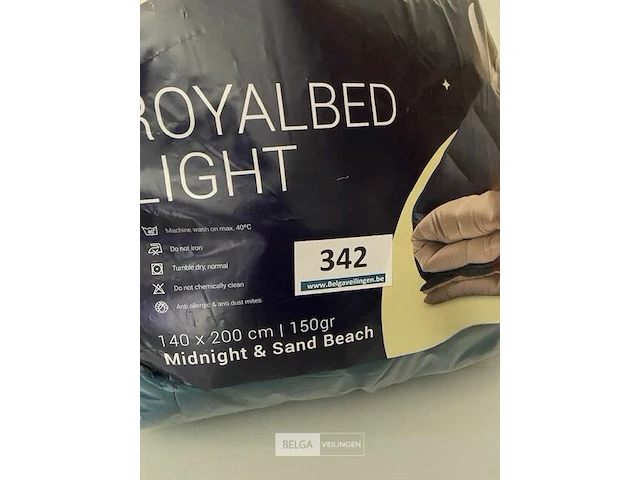 Zelesta royalbed twee kleuren 140 x 200 150 gr - afbeelding 3 van  3