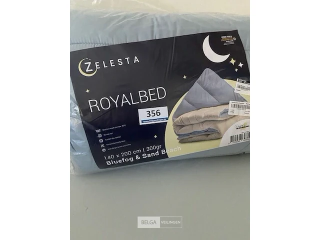 Zelesta royalbed twee kleuren 140 x 200 300 gr - afbeelding 1 van  3