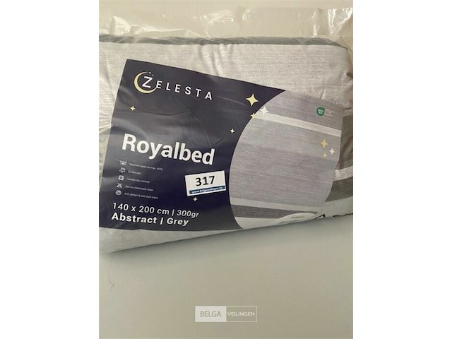 Zelesta royalbed twee kleuren 140 x 200 300 gr - afbeelding 1 van  3