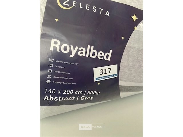 Zelesta royalbed twee kleuren 140 x 200 300 gr - afbeelding 3 van  3