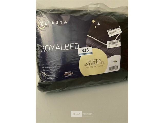 Zelesta royalbed twee kleuren 140 x 200 300 gr - afbeelding 2 van  3